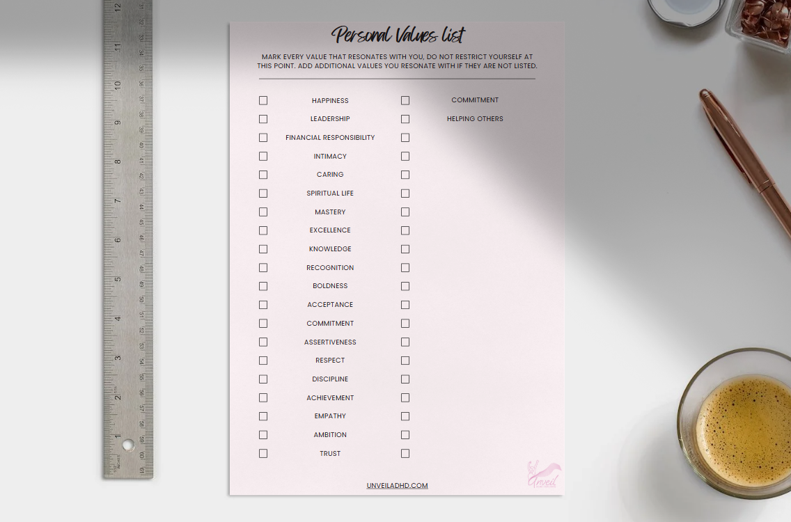 Values Exercise