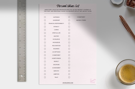 Values Exercise
